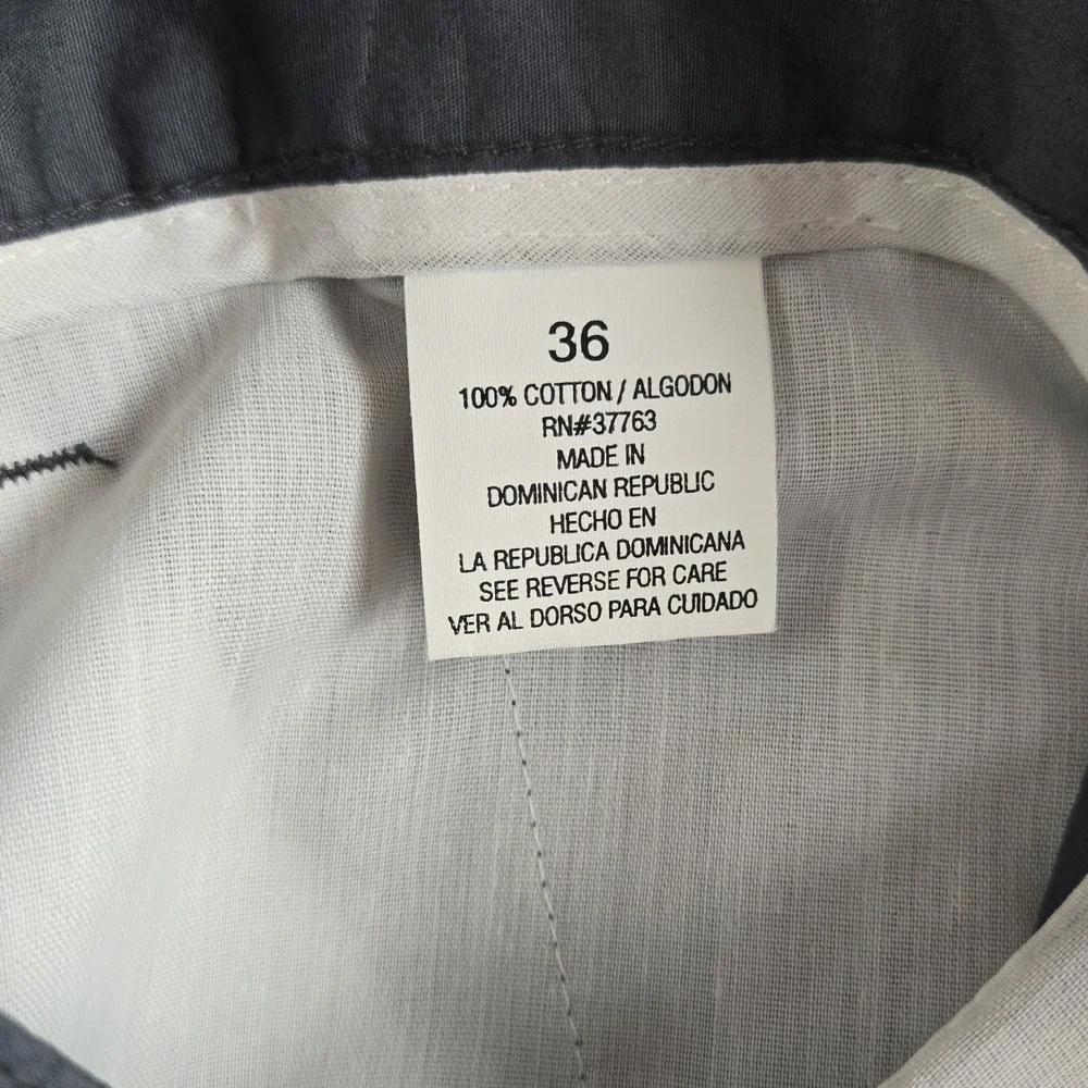 Cubavera Shorts Mens 36x9 Blue Cargo Pockets Flat‎ Front Outdoor Casual NEW